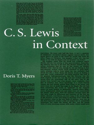cover image of C. S. Lewis in Context